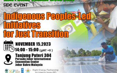 Indigenous Peoples-Led Initiatives for Just Transition