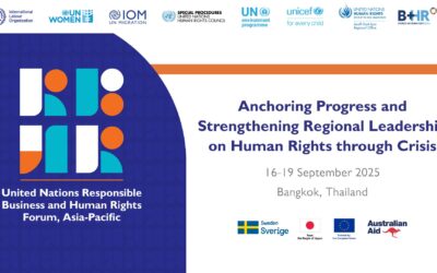REP joins the 6th UN RBHR Forum in Bangkok