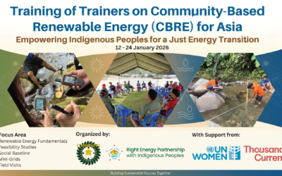 Training of Trainers on Community-Based Renewable Energy in Asia 2026