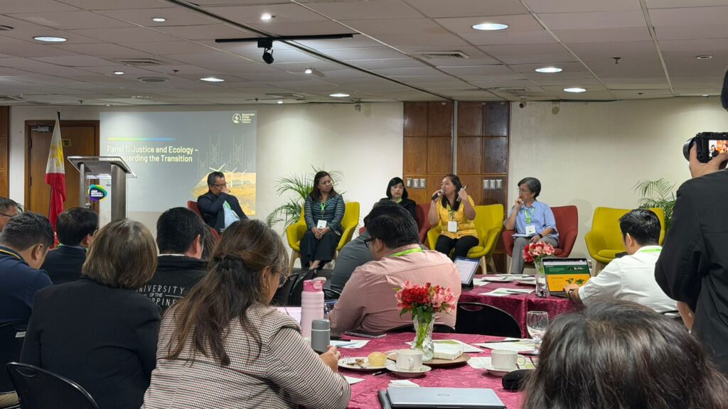 Justice and Ecology Panel discussion participants