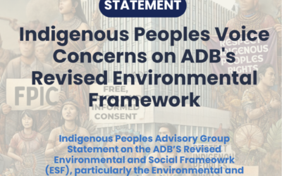 Indigenous Peoples Voice Concerns on ADB’s Revised Environmental Framework